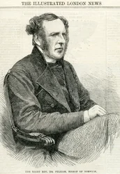 Rechts ehrwürdiger Dr. Pelham, Bischof von Norwich aus The Illustrated London News, 14. Oktober 1865