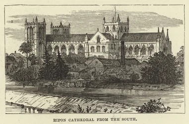 Ripon Kathedrale von Süden