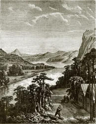 Fluss Amur und King-Gan-Berge