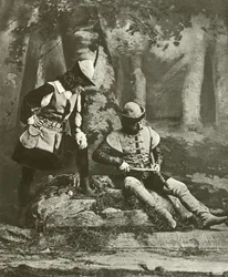Rosalind und Orlando (Gravur)