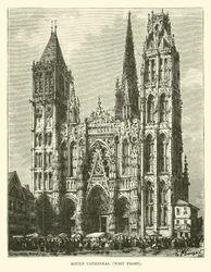 Kathedrale von Rouen, Westfassade