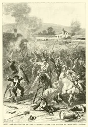 Flucht und Massaker der Puritaner nach der Schlacht von Bothwell Bridge