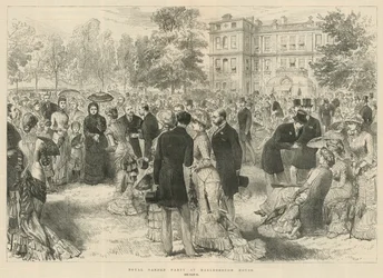 Königliche Gartenparty im Marlborough House, London