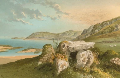 Rozel Bay und Druidenreste--Jersey