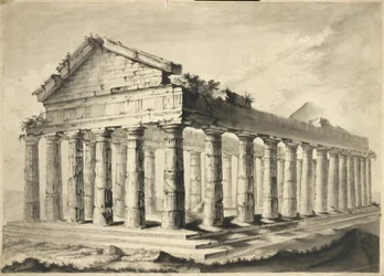 Ruinen eines griechischen Tempels