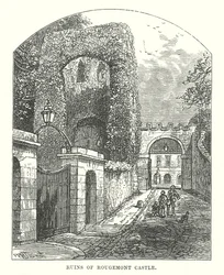 Ruinen von Rougemont Castle