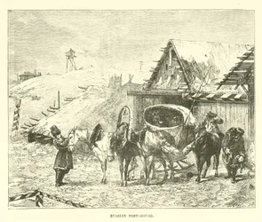 Russische Poststation