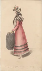 Russischer Mantel, Pelisse und Haube