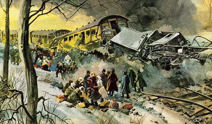 Russisches Eisenbahnunglück