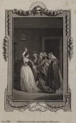 Szene aus Die Geschichte von Sir Charles Grandison, von Samuel Richardson