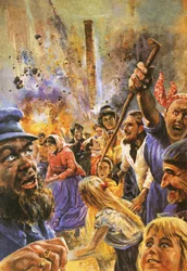 Szene aus Zolas Roman 