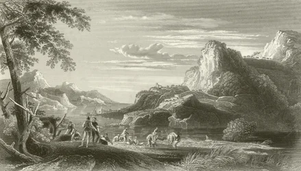 Szene am Mittelmeer (Zeit der Kreuzzüge)