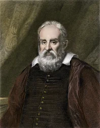 Wissenschaften und Wissenschaftler: Porträt von Galileo Galilei, italienischer Astronom (1564-1642)