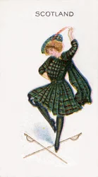 Schottland, Zigarettenkarte, 1915