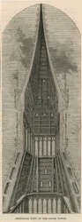 Schnittansichten des Uhrturms, Westminster, London