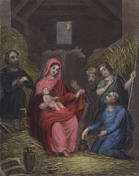 Sieh die freundlichen Hirten um ihn ...