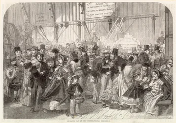 Schillingtag bei der Internationalen Ausstellung 1862
