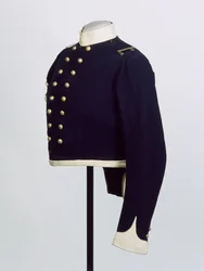 Kurzschößiger Uniformrock, um 1854
