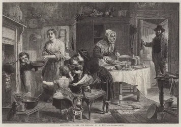 Fastnachtszeit, Pfannkuchenwerfen