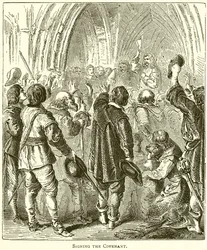 Unterzeichnung des Bundes