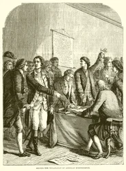 Unterzeichnung der Unabhängigkeitserklärung der USA