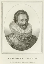 Sir Dudley Carleton, Viscount Dorchester (Gravur)