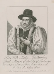 Sir Nicholas Mosley, Tuchmacher, Lord Mayor von London, 1599