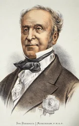 Sir Roderick Murchison, Illustration aus der Bildausgabe des Lebens und der Entdeckungen von David Livingstone von J. Ewing Richie, veröffentlicht von A. Fullarton & Co., 1876