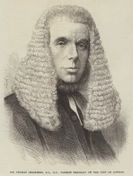 Sir Thomas Chambers, QC, MP, Common Serjeant der Stadt London