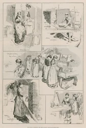 Skizzen in den Bryant and Mays Streichholzfabriken, Bow