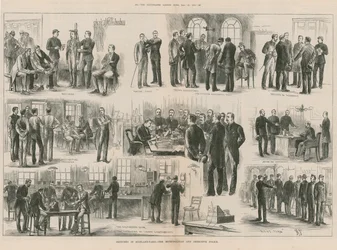 Skizzen im Scotland Yard