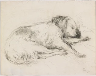 Schlafender Hund, ca. 1840