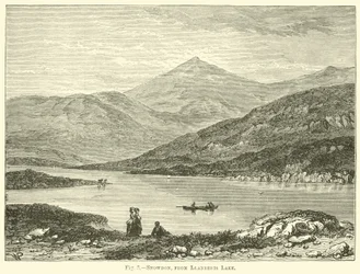 Snowdon, vom Llanberis-See aus