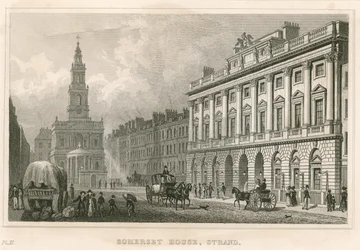 Somerset House und St. Mary-le-Strand, The Strand, London