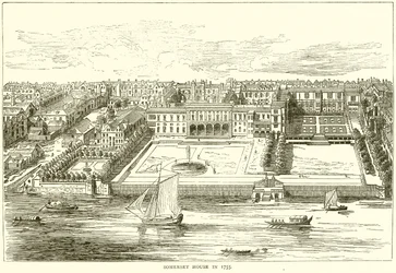 Somerset House im Jahr 1755
