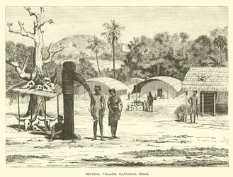 Sonthal-Dorf, Rajmahal-Hügel