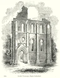 Südliches Querschiff, Elgin-Kathedrale