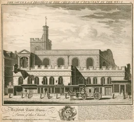 Südostansicht der Kirche St Dunstan im Westen