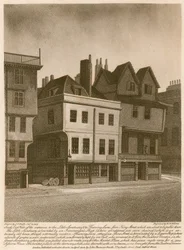 Südostansicht der Eingänge zu Little Sanctuary und Thieving Lane von der King Street