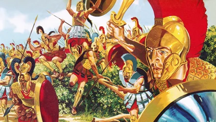 Spartanische Krieger