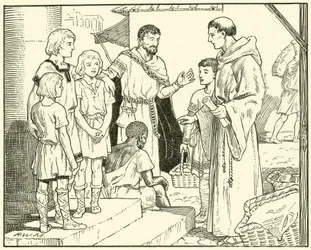 St. Gregor und die englischen Sklaven