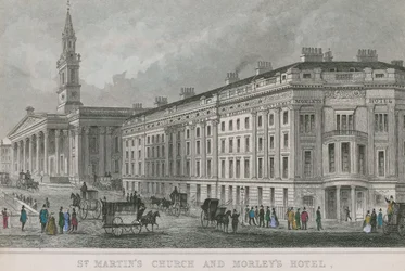 St. Martin in the Fields Kirche und Morleys Hotel