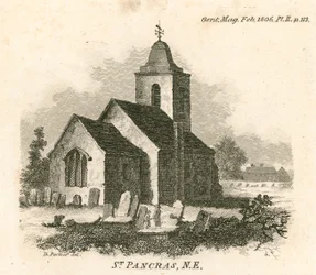St. Pancras Kirche, London; Nordostansicht