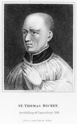 St. Thomas Becket, nach einem Druck von Hollar