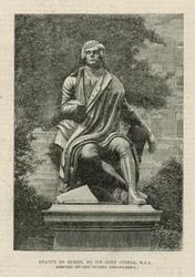 Statue von Burns, von Sir John Steell