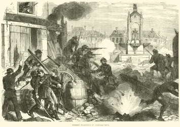 Straßenkämpfe in Châteaudun, Oktober 1870