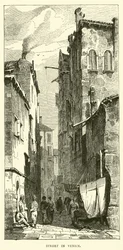 Straße in Venedig