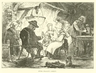 Schweizer Bauernfamilie