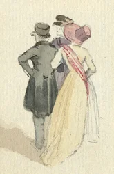 Drei Figuren, ca. 1825