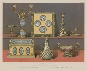 Tischornamente etc.